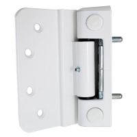 Fab &amp; Fix Haven Intelligent Strength 3D Adjustable Composite Hinge - White, 3R10