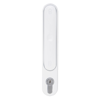 Q-Line Pop-Out T-Handle - Key Locking, White