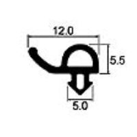 Bubble Gasket With 5mm Flipper - White