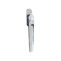 Debar Verso Bi-Fold Handle - Without Cylinder Escutcheon, Chrome