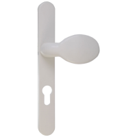 Hoppe Atlanta 3640N Pad Handle 70mm PZ - White