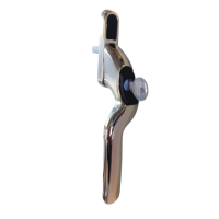 Stronghold Brass Cranked Espag Handle - Left Hand