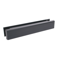 Slimline Letterbox 316mm x 50mm - Black Finish