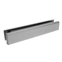 Slimline Letterbox 316mm x 50mm - Silver Finish