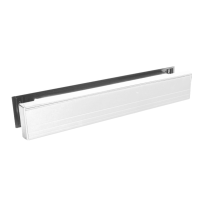 Slimline Letterbox 316mm x 50mm - White Finish