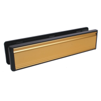 Welseal 12" Letterbox 304mm x 70mm - Gold/Black