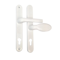 Trinity Paddock Lev/Pad Handles 92/62mm PZ - White