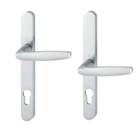 Fullex Crimebeater Offset Lever Handles - Polished Chrome