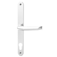 Hoppe London Lever/Lever 92mm PZ Door Handle - White