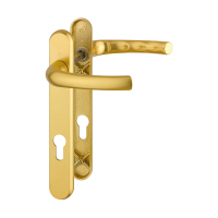 Hoppe Tokyo Lever/Lever Door Handle 92mm PZ - Brass