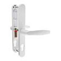 Fullex 3840N Lever/Lever 68mm PZ Door Handle - White