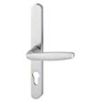 Fullex 3840N Lever/Lever 68mm PZ Door Handle - Silver