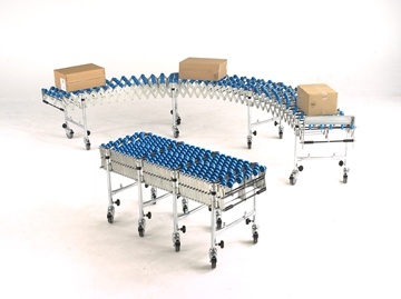 Suppliers Of Flexible Extending Skate Wheel Conveyor For The Foods Industry
