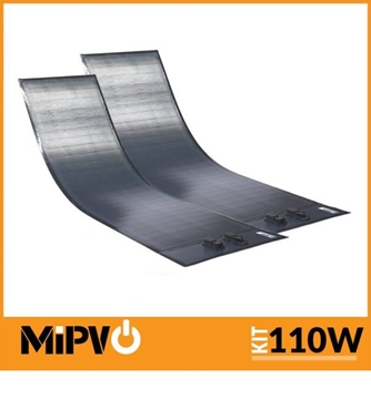 110W (2 x 55W) MiPV Flexible Solar Panel Kit