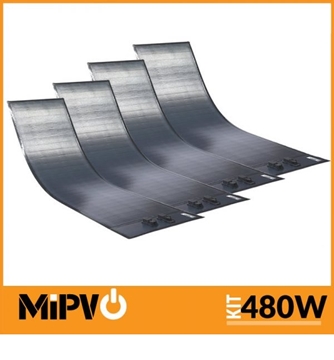 480W (4 x 120W) MiPV Flexible Solar Panel Kit