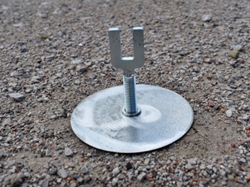 Adjustable Concrete Blinding Plate For Screed Rails