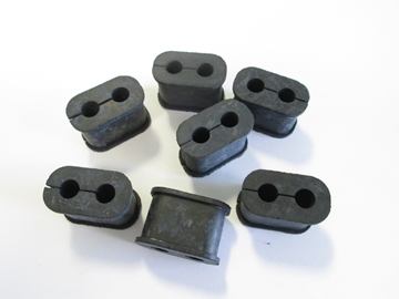 British Made Rubber Double Split Bushes