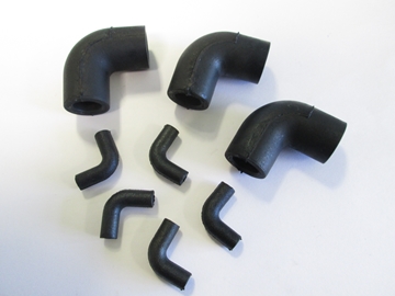 British Made Rubber Elbows