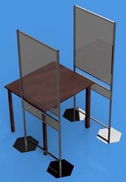 Screen Divider Systems For Social Distancing