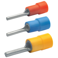 Insulated pin terminals
