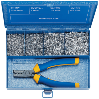 SK 30 B Steel assortment box with cable end-sleeves and crimping tool