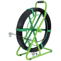 Smart Butler fibreglass cable pulling-in system with steel reel basket