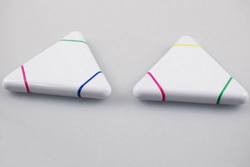 Promotional Triangular 3-Colour Highlighters