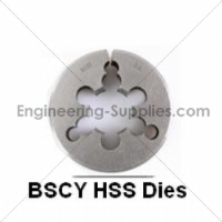 1/2.26 BSCY Cycle HSS Circular Split Die 1.5/16" o/d