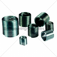 M 6 x 1.0 helical free running wire inserts. 304 Stainless 10pcs
Length Options: 1, 1.5, 2, 2.5, 3 x diameter