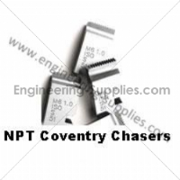 1/8x27 NPT Chaser set 18.27 NPT (1/2" Diehead) S20 grade for free cutting steels
