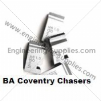 2 BA HSS Coventry Die Head Chaser Set 2 BA (Suitable for 1/4 Diehead) IS5 Zonic