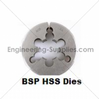 1.1/8" BSP (1.1/8x11) Left Hand HSS Circular Split Die 75mm o/d G1"