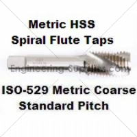 M 2.5x0.45 HSS Metric Spiral Flute Machine Tap