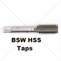 3/16x24 BSW HSS Ground Thread Straight Flute Tap