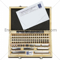 Metric Slip Gauge Set (M88) Grade 1 Manufactured to ISO3650 from heat treated stress relieved steel, UKAS Certificate option