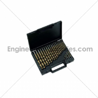 1 - 10.2mm HSS-Co Cobalt Jobber Drill Set includes tapping sizes