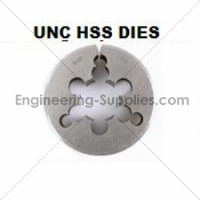 1x64 UNC HSS Circular Split Die 13/16" o/d