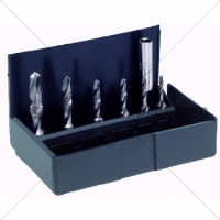 Volkel Boxed Drill Tap Set Metric M3 - M10 (TIN COATED)