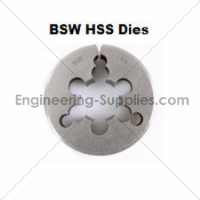 3/8x16 BSW HSS Circular Split Die 1" o/d