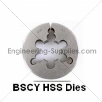 7/16.26 BSCY Cycle HSS Circular Split Die 1.5/16" o/d