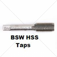 7/16x14 BSW HSS Ground Thread Straight Flute Tap