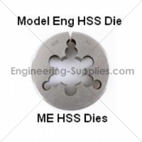 3/16x40 ME HSS Split Die 13/16" o/d