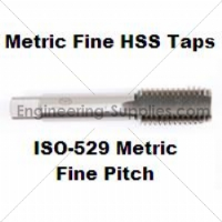 M 3.0x0.35 HSS Straight Flute Thread Tap