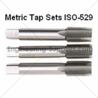 M 2.0x0.4 Metric Tap HSS Set of Three Taps M2x0.4