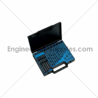1 - 10.2mm HSS Jobber Drill Set with tapping sizes Blue or Tin