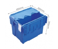 AT433104 Attached Lid Container - Kaiman Range 25 Litre (400 x 300 x 306mm)