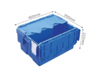 AT432204 Attached Lid Container - Kaiman Range 18 Litre (400 x 300 x 222mm)