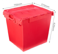 10165 Large Attached Lid Containers (750 x 570 x 620mm) 165 Litres