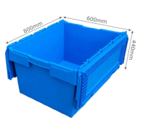 PLASMBD86/42 Economy Range Attached Lid Storage Box (800 x 600 x 440mm)