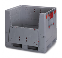 PLASKLK 1210K Economy Range Folding Pallet Box 900 Litre (1200 x 1000 x 1000mm)